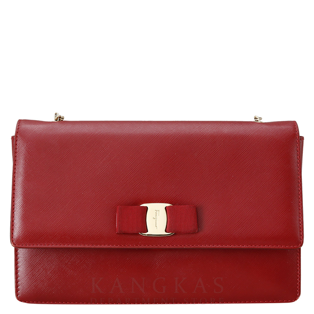 FERRAGAMO(USED)페레가모 바라리본 체인 플랩백